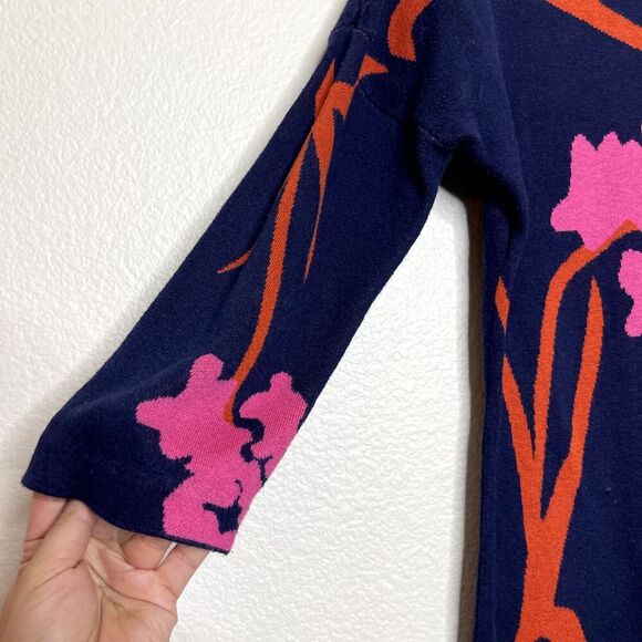 Field Flower Anthropologie Sweater Tunic Dress Small Megara Floral Twee Soft - Picture 3 of 11